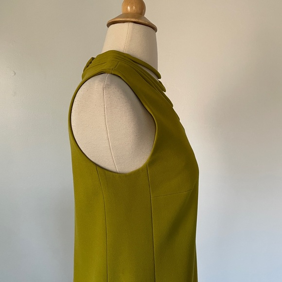 Diane Von Furstenberg 1960s Style Green Ring Neck Mini Dress With Pockets - Picture 7 of 12